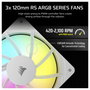 Corsair Nautilus 240 RS ARGB - Kit de Refrigeración Líquida AIO 240mm RGB Negro con Ventiladores PWM de 2100 RPM, Compatible con LGA 1700, AM4, AM5