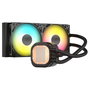 Corsair Nautilus 240 RS ARGB - Kit de Refrigeración Líquida AIO 240mm RGB Negro con Ventiladores PWM de 2100 RPM, Compatible con LGA 1700, AM4, AM5