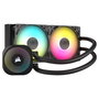 Corsair Nautilus 240 RS ARGB - Kit de Refrigeración Líquida AIO 240mm RGB Negro con Ventiladores PWM de 2100 RPM, Compatible con LGA 1700, AM4, AM5