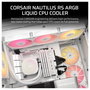 Corsair Nautilus 240 RS ARGB - Kit de Refrigeración Líquida AIO 240mm RGB Negro con Ventiladores PWM de 2100 RPM, Compatible con LGA 1700, AM4, AM5