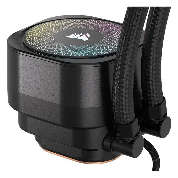 Corsair Nautilus 240 RS ARGB - Kit de Refrigeración Líquida AIO 240mm RGB Negro con Ventiladores PWM de 2100 RPM, Compatible con LGA 1700, AM4, AM5