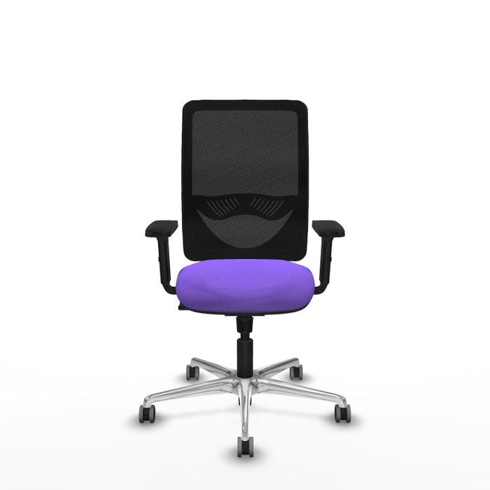 PIQUERAS Y CRESPO Silla de oficina Zulema con mecanismo Sincro, Lila y Negro PIQUERAS Y CRESPO Silla de oficina Zulema con mecanismo Sincro, Lila y Negro