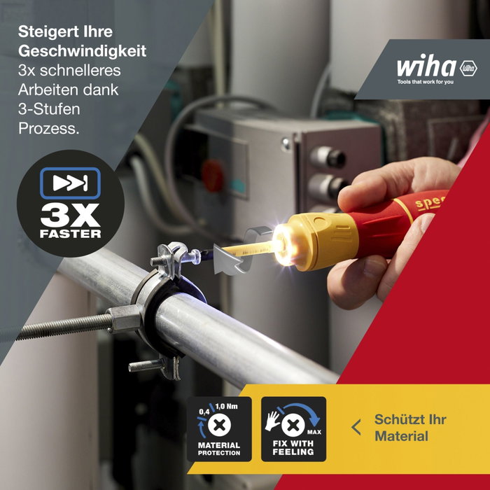 Wiha 591 E-Screwdriver Set speedE II