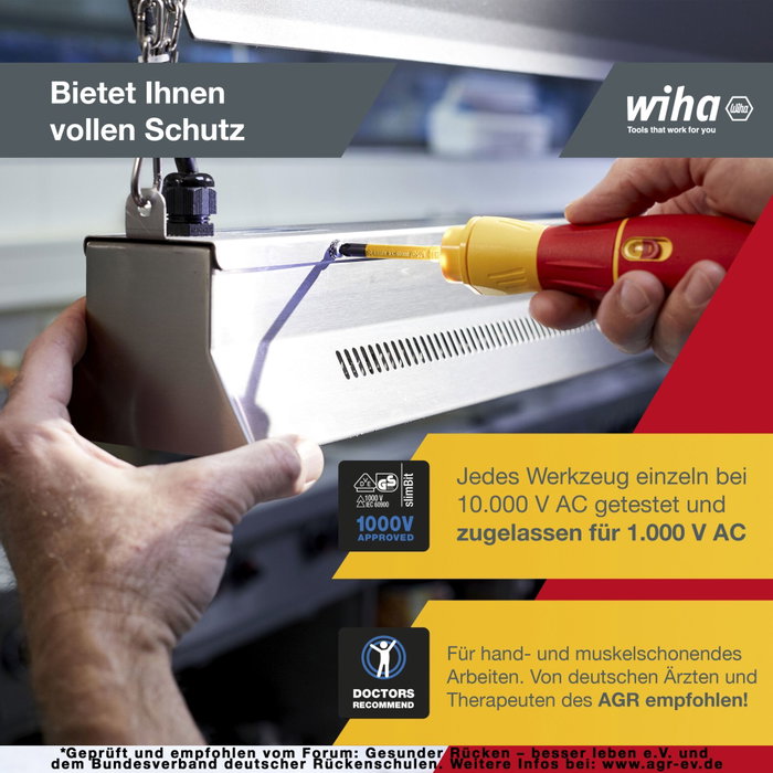 Wiha 591 E-Screwdriver Set speedE II