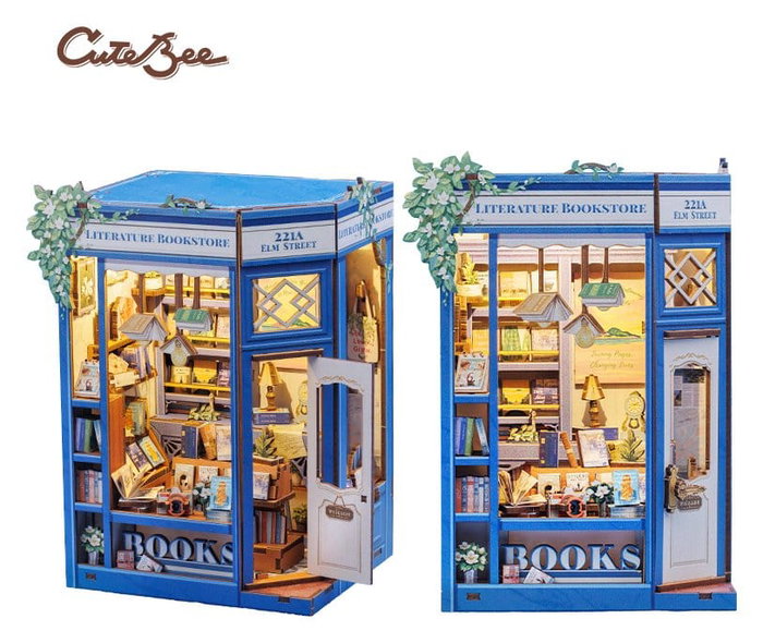 Maqueta Book Nook Literature Bookstore 17 x 12 cm Maqueta Book Nook Literature Bookstore 17 x 12 cm