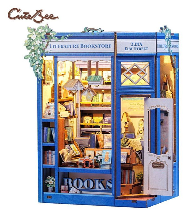 Maqueta Book Nook Literature Bookstore 17 x 12 cm Maqueta Book Nook Literature Bookstore 17 x 12 cm