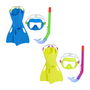 Bestway Set Snorkel Junior Correa Anatomica Color Surtido 37-41 +7 Años Playa y Piscina 25019