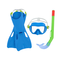Bestway Set Snorkel Infantil Correa Anatomica Color Surtido 24-27 +3 Años Playa y Piscina 25039