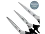 Leitz Tijeras de Acero Inoxidable Set 3 Unidades 165/185/200 mm - Negro - Hogar y Oficina