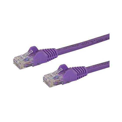 StarTech Cable de Red Cat6 de 3m Púrpura con Conectores RJ45 Snagless StarTech Cable de Red Cat6 de 3m Púrpura con Conectores RJ45 Snagless