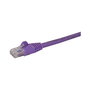 StarTech.com Cable de Ethernet Cat6 3m Púrpura UTP Gigabit RJ-45 Conector sin Enganches Patch Cable StarTech 3m Cat 6 UTP