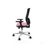 PIQUERAS Y CRESPO Silla de oficina Horna Rosa con mecanismo Sincro/Traslack