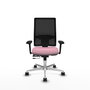 PIQUERAS Y CRESPO Silla de oficina Horna Rosa con mecanismo Sincro/Traslack