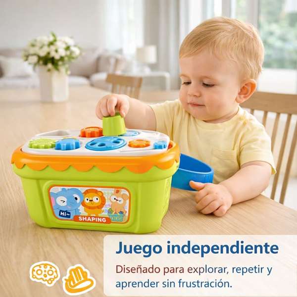 Jugatoys - misprimerosjuguetes Cesta actividades infantiles 25x18x14cm