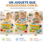 Jugatoys - misprimerosjuguetes Cesta actividades infantiles 25x18x14cm