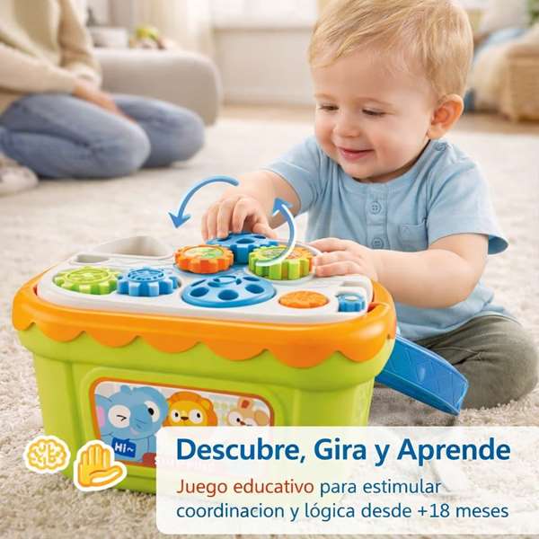 Jugatoys - misprimerosjuguetes Cesta actividades infantiles 25x18x14cm