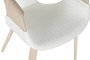 DKD Home Decor Silla Scandi Blanco 67.5 x 82 x 52.5 cm