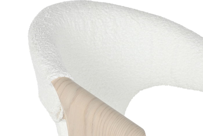 DKD Home Decor Silla Scandi Blanco 67.5 x 82 x 52.5 cm