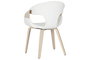 DKD Home Decor Silla Scandi Blanco 67.5 x 82 x 52.5 cm
