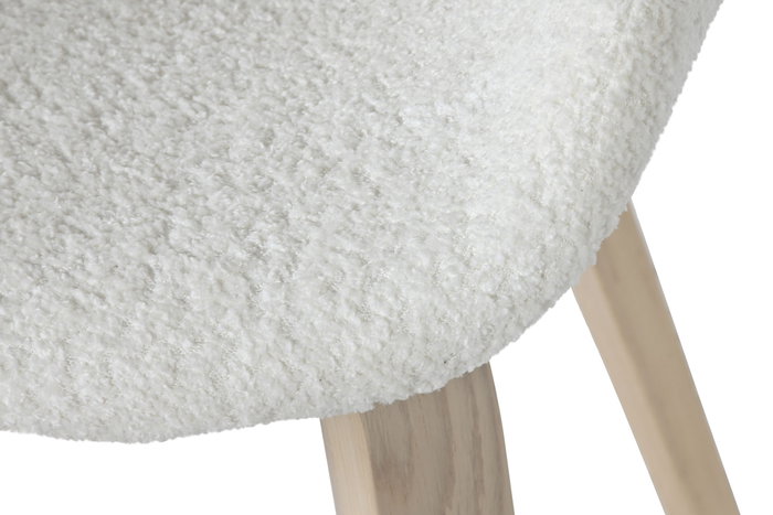 DKD Home Decor Silla Scandi Blanco 67.5 x 82 x 52.5 cm