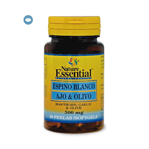 Espino Blanco + Ajo + Olivo 500 Mg. Espino Blanco + Ajo + Olivo 500 Mg.
