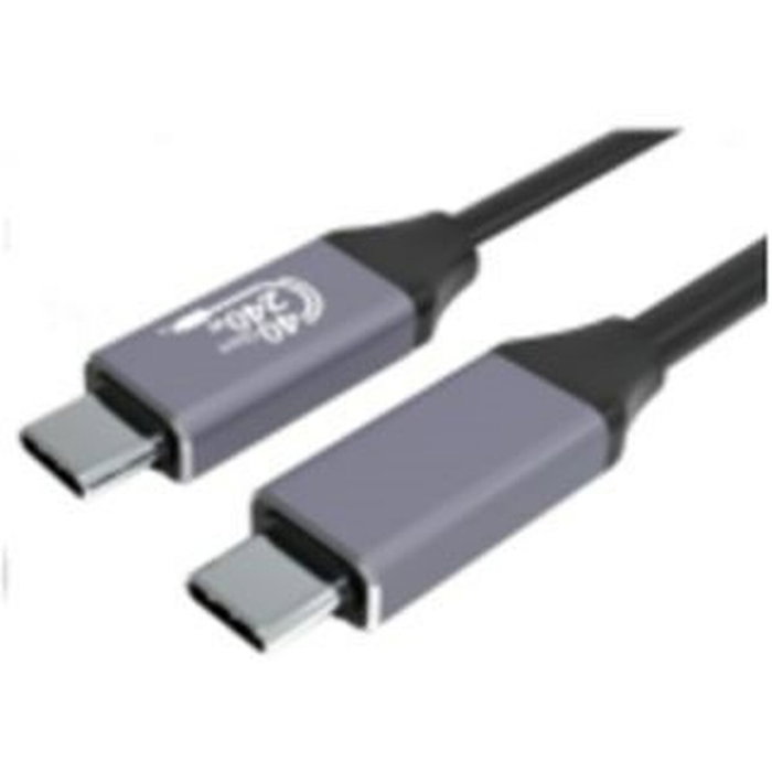 GEMBIRD Cable USB4 Gen 3x2 USB-C a USB-C 1,5 m Negro, Plata