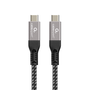 GEMBIRD Cable USB4 Gen 3x2 USB-C a USB-C 1,5 m Negro, Plata