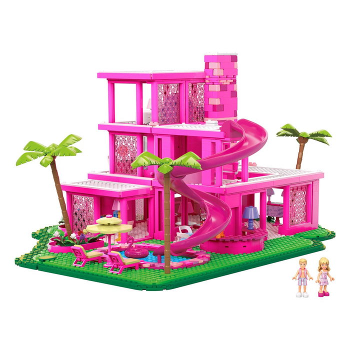 Mattel Mega Construx Barbie Dreamhouse Mansión Película Construcción Casa Muñecas Coleccionistas 1795 Piezas con Figura Barbie Ken Mattel Mega Construx Barbie Dreamhouse Mansión Película Construcción Casa Muñecas Coleccionistas 1795 Piezas con Figura Barbie Ken