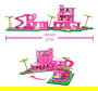 Mattel Mega Construx Barbie Dreamhouse Mansión Película Construcción Casa Muñecas Coleccionistas 1795 Piezas con Figura Barbie Ken