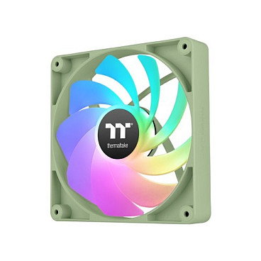 Thermaltake CT140 Reverse ARGB Sync 140mm Ventilador PWM para PC, 9 Aspas, 500-1800 RPM, 94.95 CFM, Verde Matcha, Paquete de 2 Thermaltake CT140 Reverse ARGB Sync 140mm Ventilador PWM para PC, 9 Aspas, 500-1800 RPM, 94.95 CFM, Verde Matcha, Paquete de 2