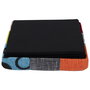 Home Deco Factory Caja-Puf Plegable Patchwork Colección Essentiel 38x38x38 cm Almacenamiento Banco Resistente