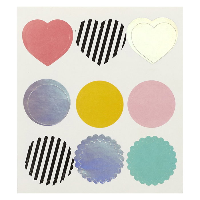 Party Time Kit Para Personalizar Regalo con Pegatinas y Etiquetas Vallee Outlet