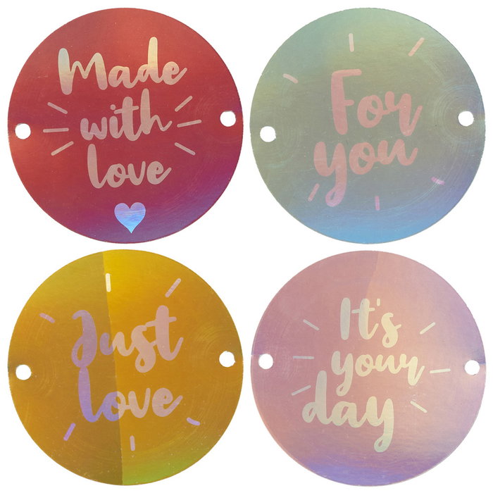 Party Time Kit Para Personalizar Regalo con Pegatinas y Etiquetas Vallee Outlet