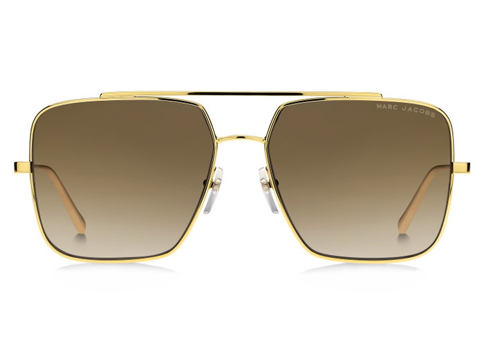Marc Jacobs MARC-486-S-J5G-HA Gafas de sol doradas con cristal marrón