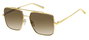 Marc Jacobs MARC-486-S-J5G-HA Gafas de sol doradas con cristal marrón