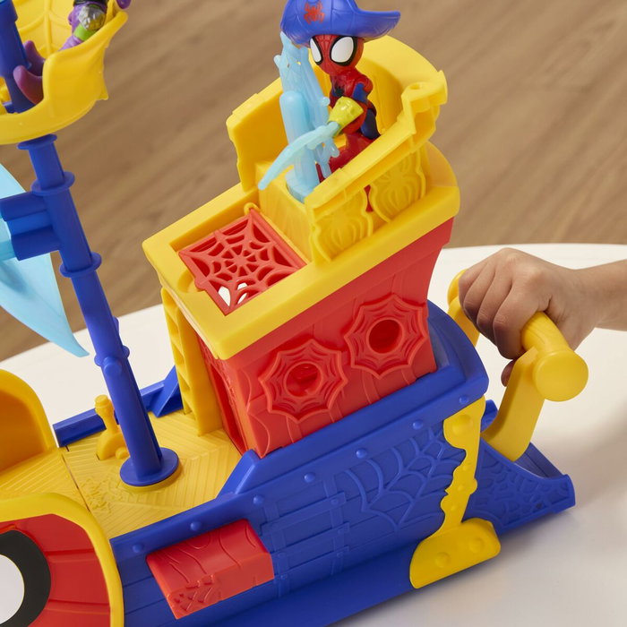 Hasbro Barco Pirata Spidey Water Webs con Burbujas y Telarañas Hasbro Barco Pirata Spidey Water Webs con Burbujas y Telarañas
