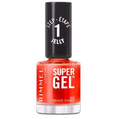 Rimmel London SUPER GEL Esmalte de uñas 18-Orange Sorbet Rimmel London SUPER GEL Esmalte de uñas 18-Orange Sorbet