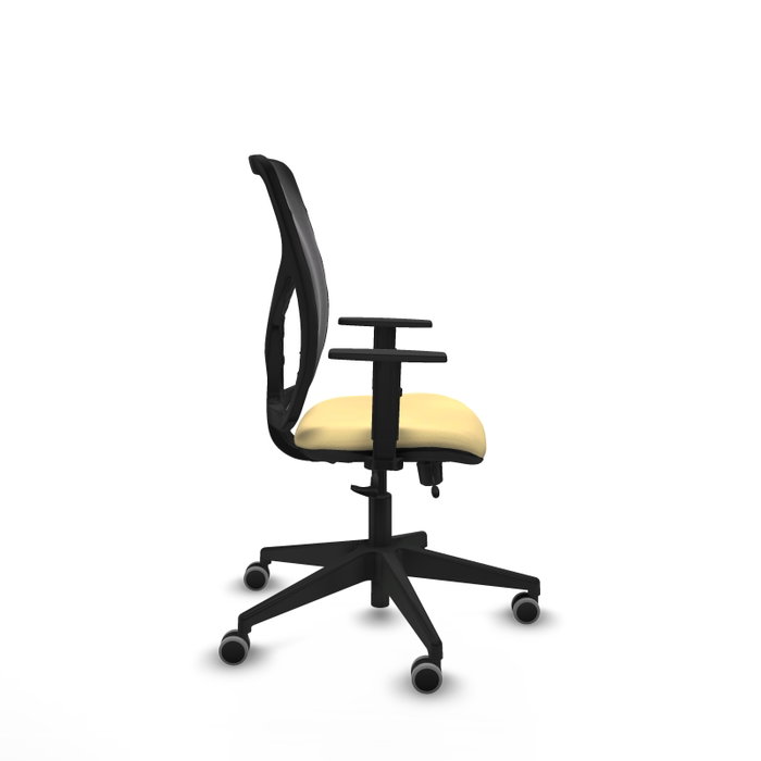 PIQUERAS Y CRESPO Silla de oficina Motilla Sincro/Traslack Crema y Negro PIQUERAS Y CRESPO Silla de oficina Motilla Sincro/Traslack Crema y Negro