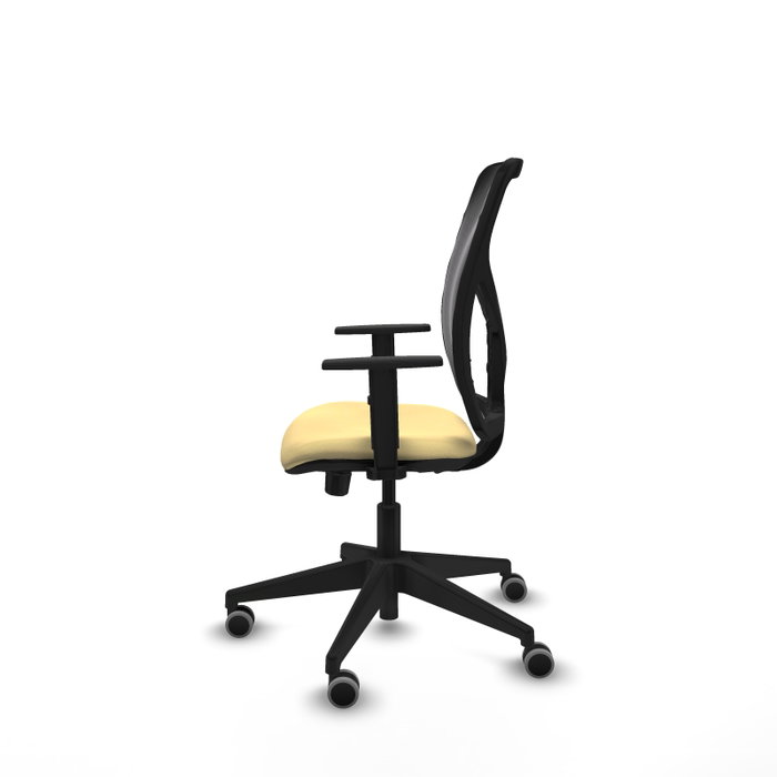 PIQUERAS Y CRESPO Silla de oficina Motilla Sincro/Traslack Crema y Negro PIQUERAS Y CRESPO Silla de oficina Motilla Sincro/Traslack Crema y Negro