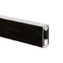 Emuca Kit de barra para armario Luxe, tira LED 4,5x8 Neonlynx V, sensor de movimiento RF Smart y convertidor Smart (24V DC), longitud 1.150mm, Luz blanca cálida 2.700K, Plástico y Aluminio, Pintado negro texturizado