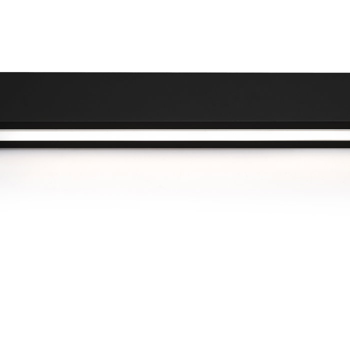 Emuca Kit de barra para armario Luxe, tira LED 4,5x8 Neonlynx V, sensor de movimiento RF Smart y convertidor Smart (24V DC), longitud 1.150mm, Luz blanca cálida 2.700K, Plástico y Aluminio, Pintado negro texturizado Emuca Kit de barra para armario Luxe, tira LED 4,5x8 Neonlynx V, sensor de movimiento RF Smart y convertidor Smart (24V DC), longitud 1.150mm, Luz blanca cálida 2.700K, Plástico y Aluminio, Pintado negro texturizado