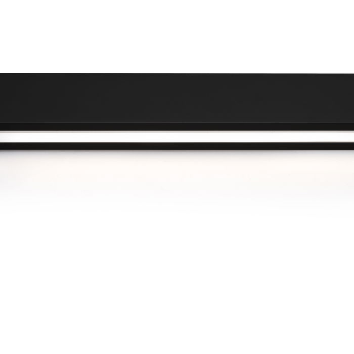 Emuca Kit de barra para armario Luxe, tira LED 4,5x8 Neonlynx V, sensor de movimiento RF Smart y convertidor Smart (24V DC), longitud 1.150mm, Luz blanca cálida 2.700K, Plástico y Aluminio, Pintado negro texturizado Emuca Kit de barra para armario Luxe, tira LED 4,5x8 Neonlynx V, sensor de movimiento RF Smart y convertidor Smart (24V DC), longitud 1.150mm, Luz blanca cálida 2.700K, Plástico y Aluminio, Pintado negro texturizado