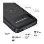LogiLink Mobile Power Bank 8.000 mAh con carga inalámbrica, negro