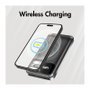 LogiLink Mobile Power Bank 8.000 mAh con carga inalámbrica, negro