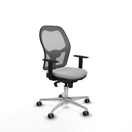 PIQUERAS Y CRESPO Silla de oficina Jorquera Gris con mecanismo Sincro