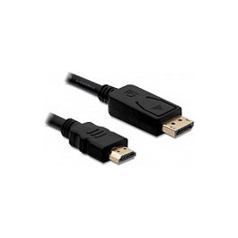 DeLOCK Cable DisplayPort a HDMI Macho/Macho 2 m Negro