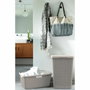 Curver Cofre de lavandería de yute 58 L - Beige