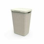 Curver Cofre de lavandería de yute 58 L - Beige
