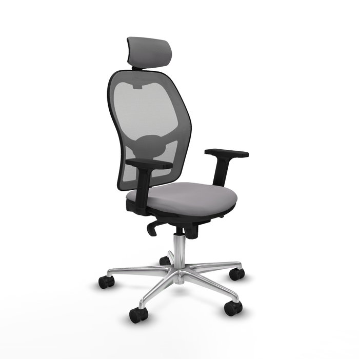 PIQUERAS Y CRESPO Silla de oficina Jorquera con mecanismo Sincro Gris PIQUERAS Y CRESPO Silla de oficina Jorquera con mecanismo Sincro Gris