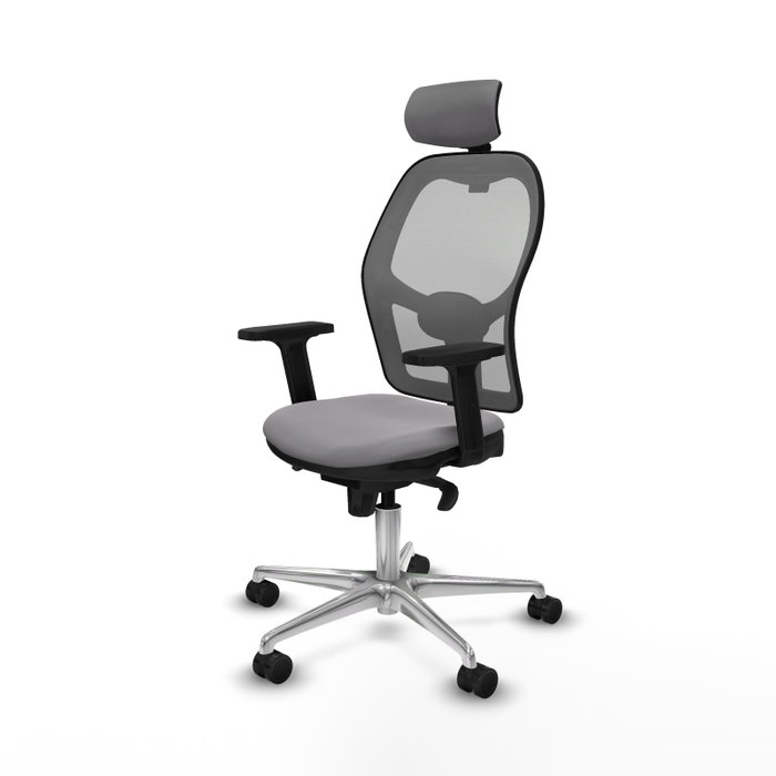 PIQUERAS Y CRESPO Silla de oficina Jorquera con mecanismo Sincro Gris PIQUERAS Y CRESPO Silla de oficina Jorquera con mecanismo Sincro Gris